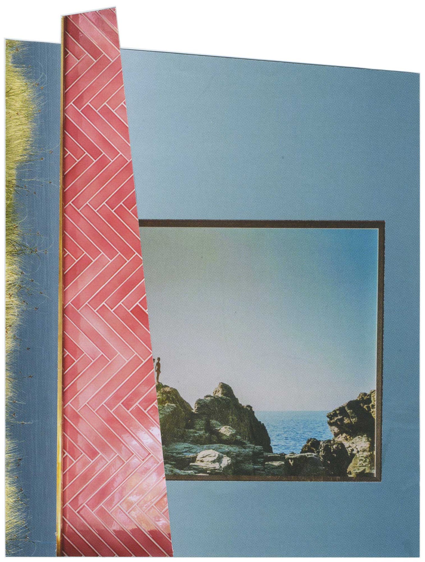 Unique collage blending landscapes creating a harmonious visual narrative.
